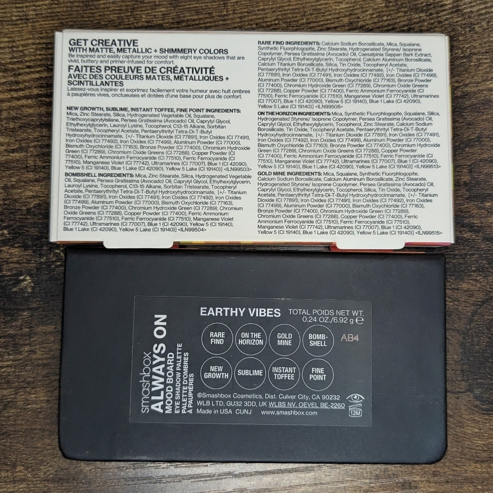 Smashbox Always On Mood Board Eyeshadow Palette - Earthy Vibes - Picture 11 of 16
